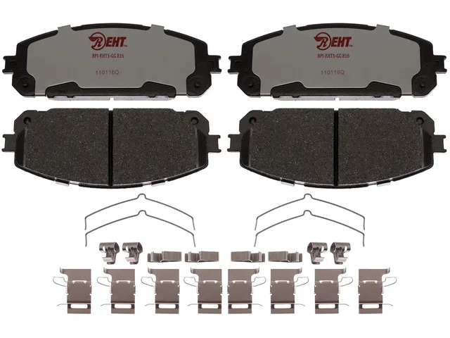 EHT1843H – R/M BRAKES Brake Pad, OE Replacement Hybrid Technology Includes Mounting Hardware